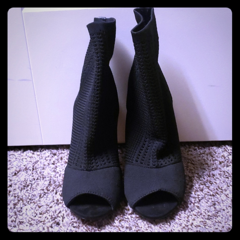 Catherine Malandrino Sock Heel Boots